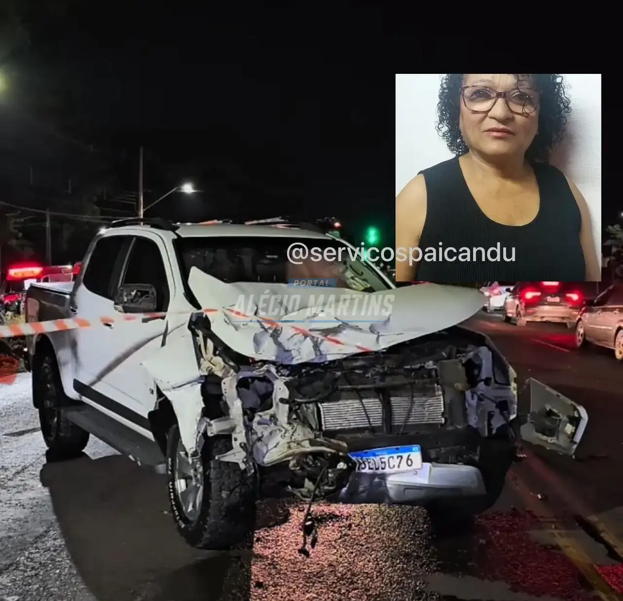 Mulher de 69 anos morre após grave acidente no Contorno Sul em Maringá