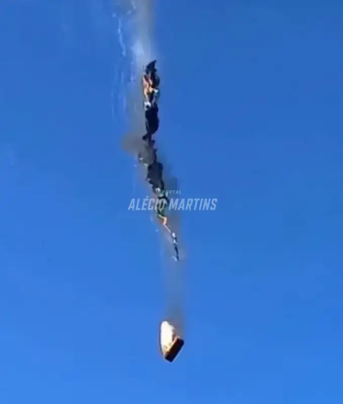 VÍDEO mostra momento em que balão cai em Santa Catarina; há ao menos oito mortos confirmados