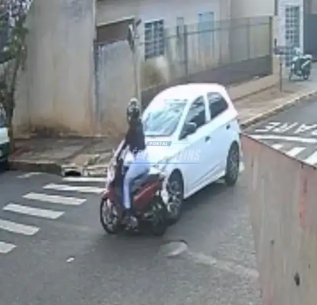 Motorista avança preferencial e atinge motociclista em cruzamento do Jardim Monte Cristo