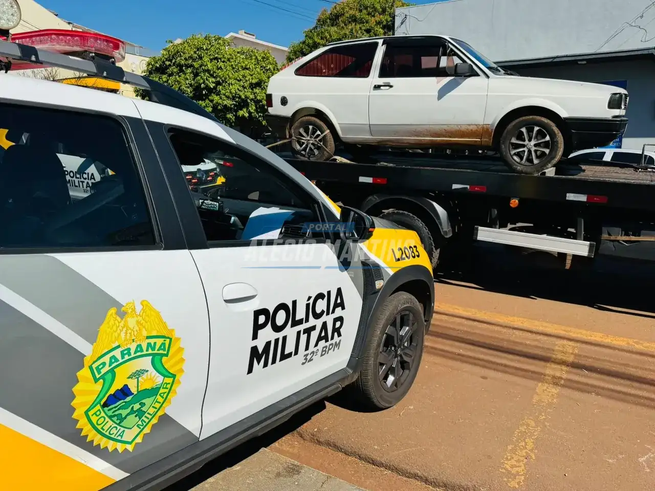 Polícia Militar recupera veículo furtado e prende dois suspeitos em Paiçandu