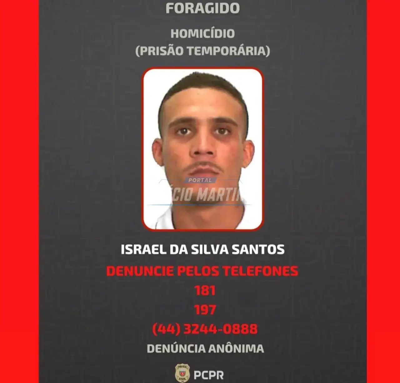 Envolvido em homicídio segue foragido após operação da Polícia Civil em Paiçandu