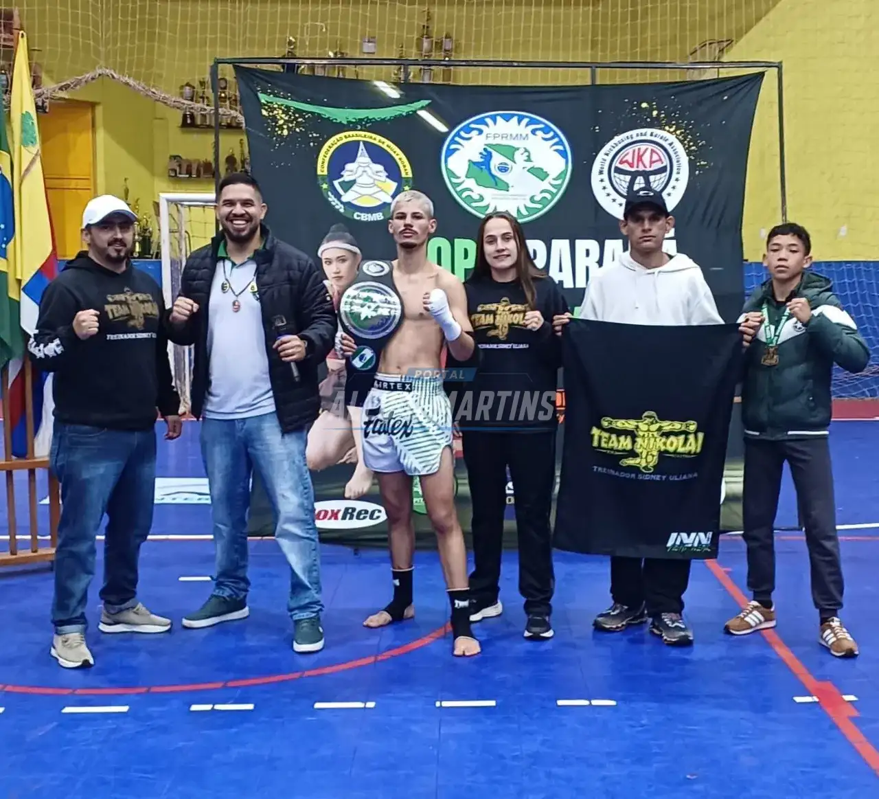 Paiçandu conquista cinturão e se destaca na Copa Paraná de Muaythai