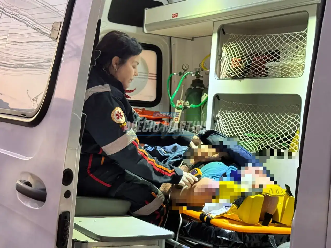 Ciclista de 77 anos fica ferido após colisão com carro em Paiçandu