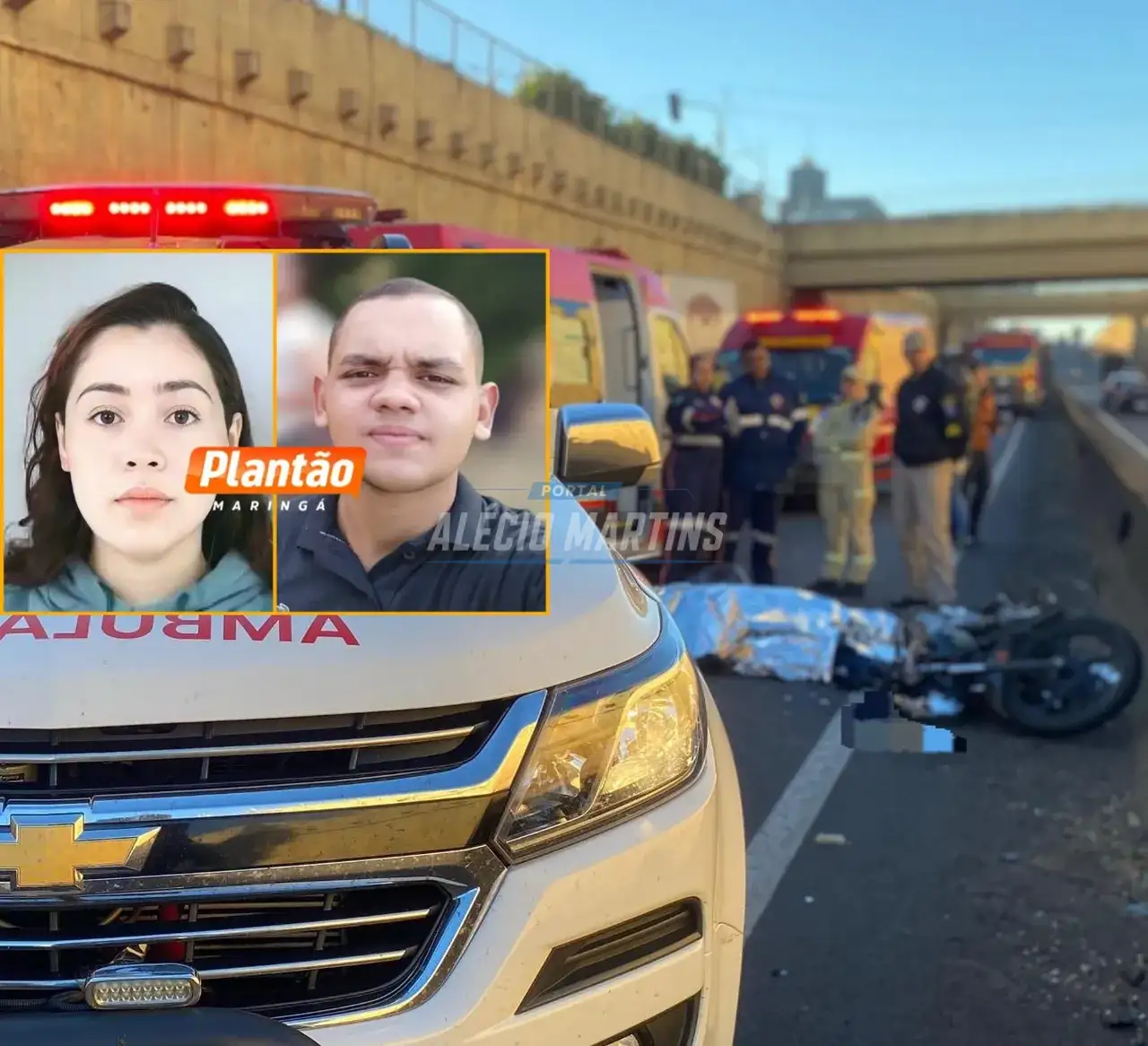 Casal que seguia para o trabalho morre após moto ser "fechada" por ônibus na rodovia em Sarandi
