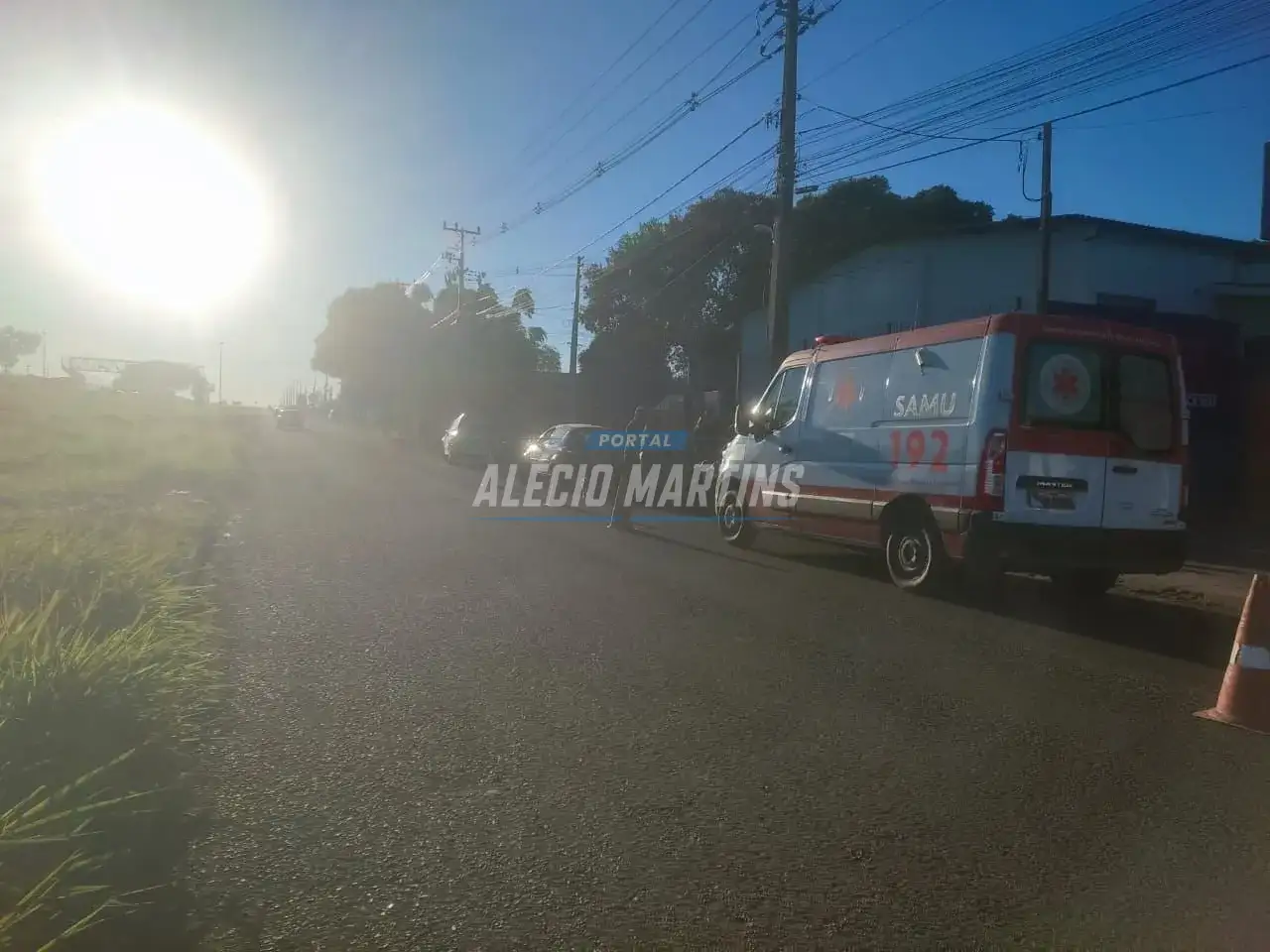 Ciclista fica ferido após colisão com carro na marginal da PR-323 em Paiçandu