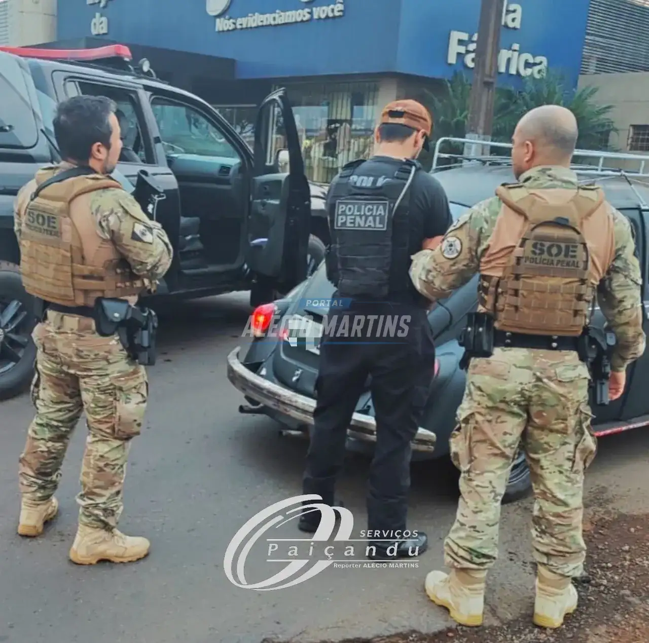 SOE prende homem que se passava por policial penal em Paiçandu