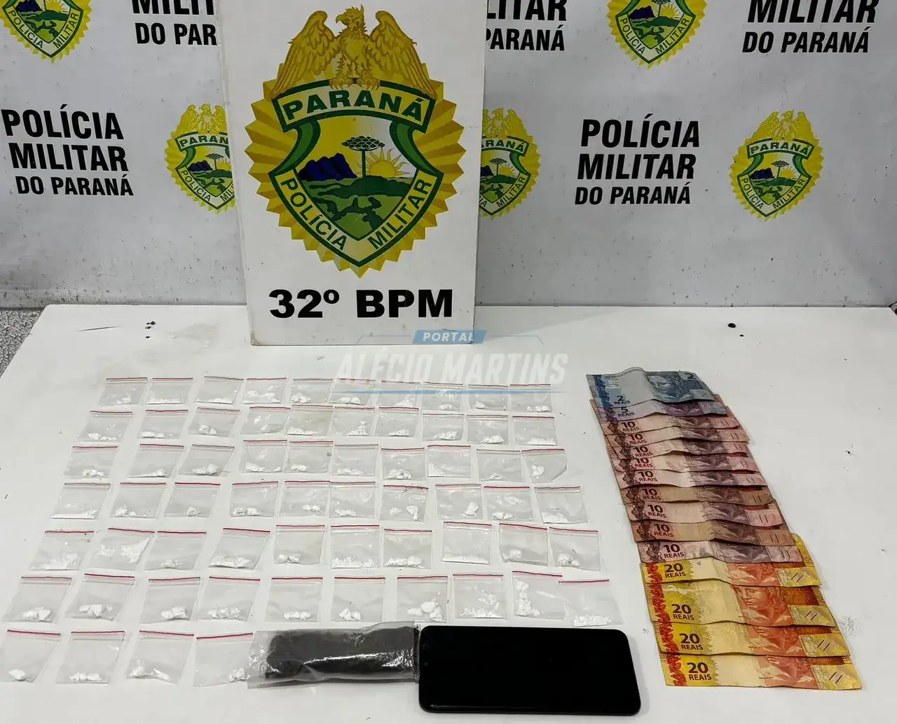 ROTAM prende jovem por tráfico de drogas em Paiçandu