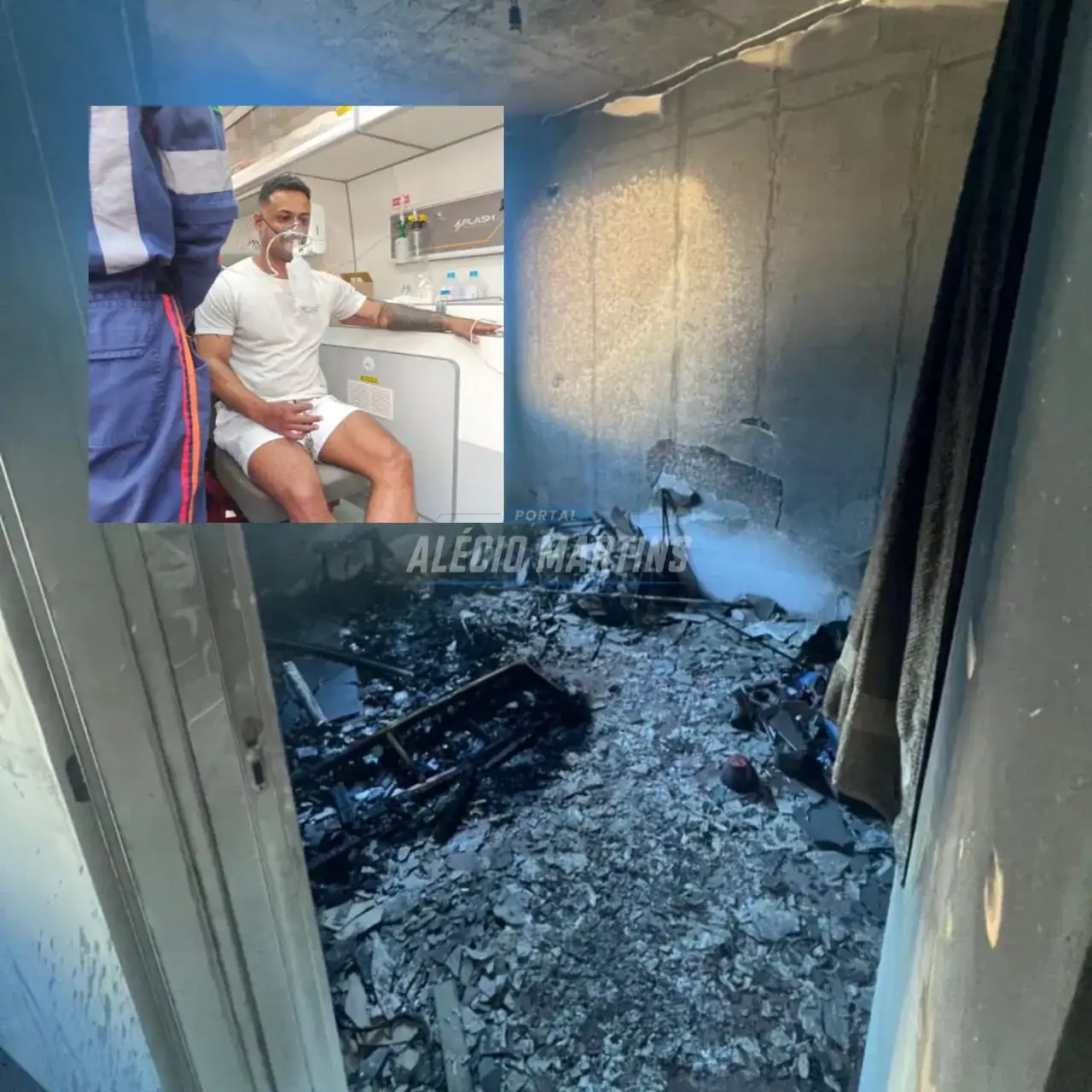Policial de folga salva mulheres de apartamento em chamas em Sarandi