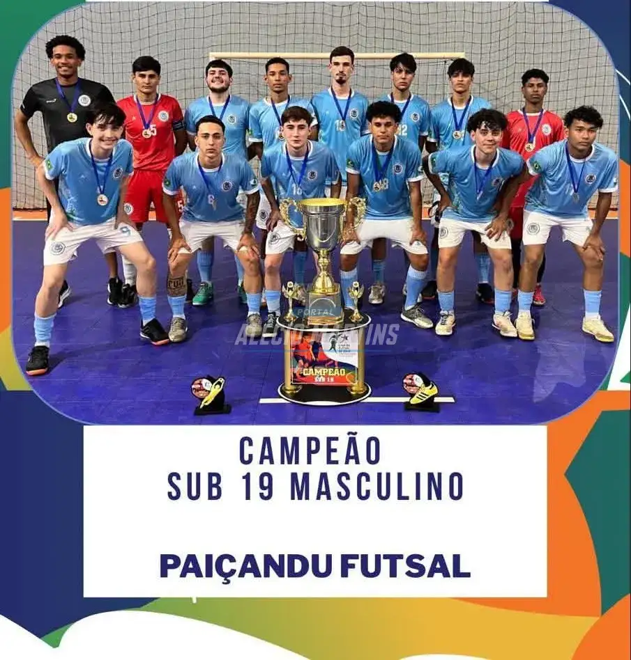 Paiçandu é campeão da Copa Centro-Norte Paranaense Sub-19 de Futsal