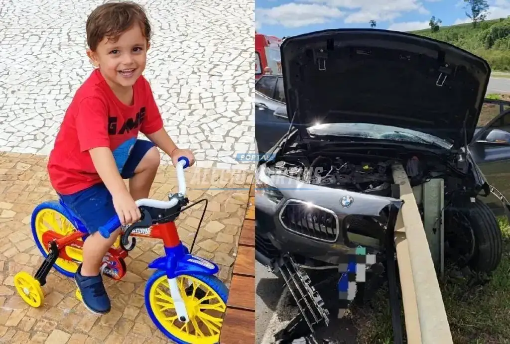 Criança de 5 anos que morreu em acidente no retorno do litoral é velado em Maringá