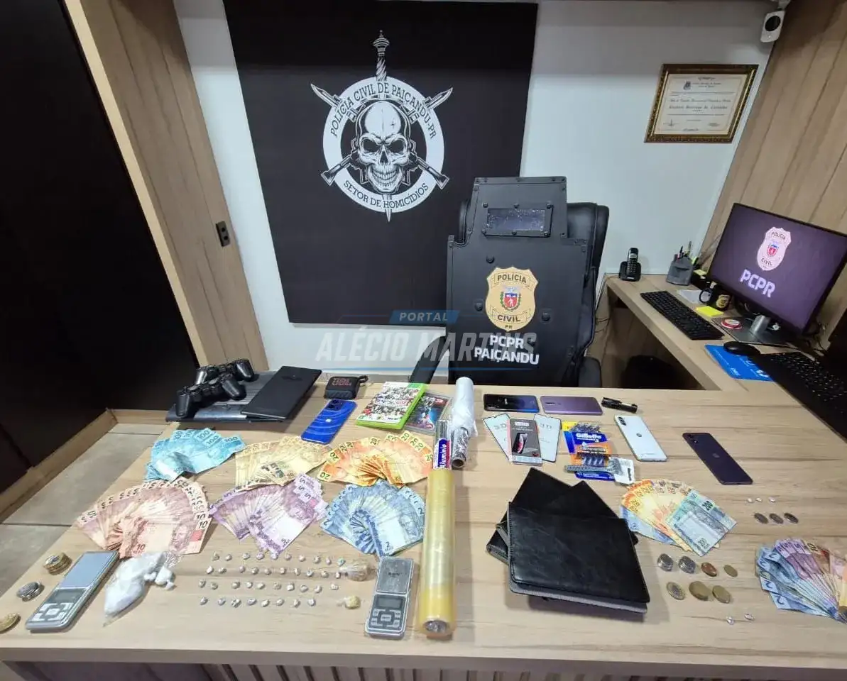 Suspeito de série de furtos e arrombamentos é preso em operação da Polícia Civil em Paiçandu