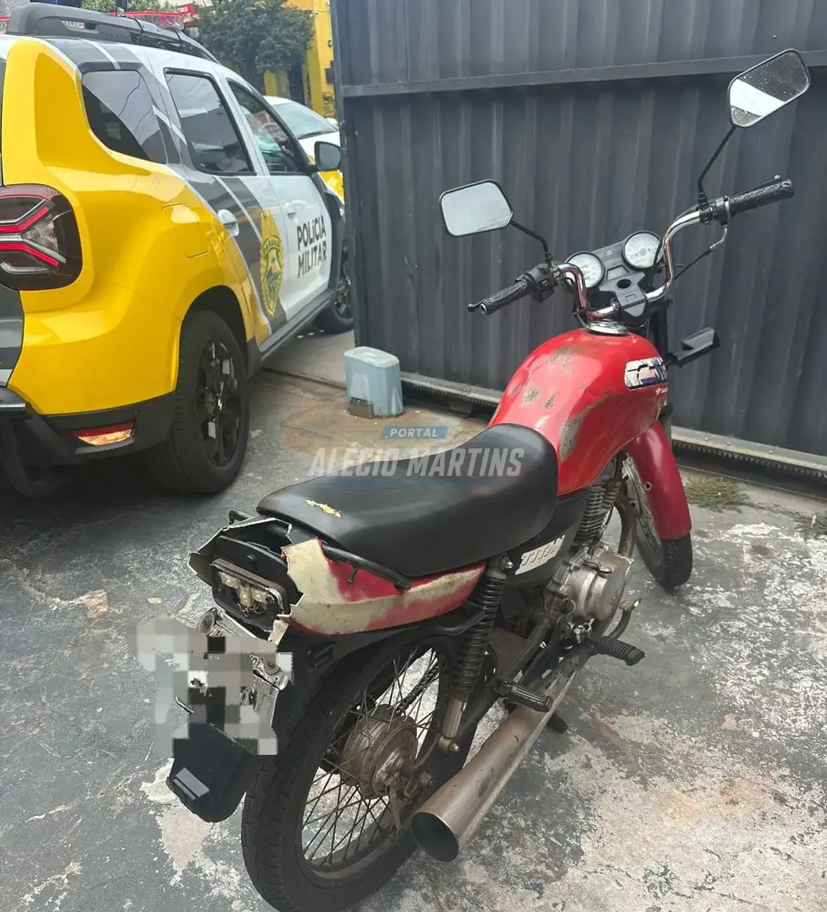 Homem é detido pela PM com motocicleta de motor suprimido em Paiçandu