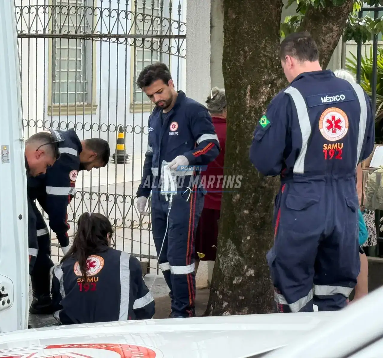 Idoso de 78 anos fica ferido após acidente de trabalho no centro de Paiçandu
