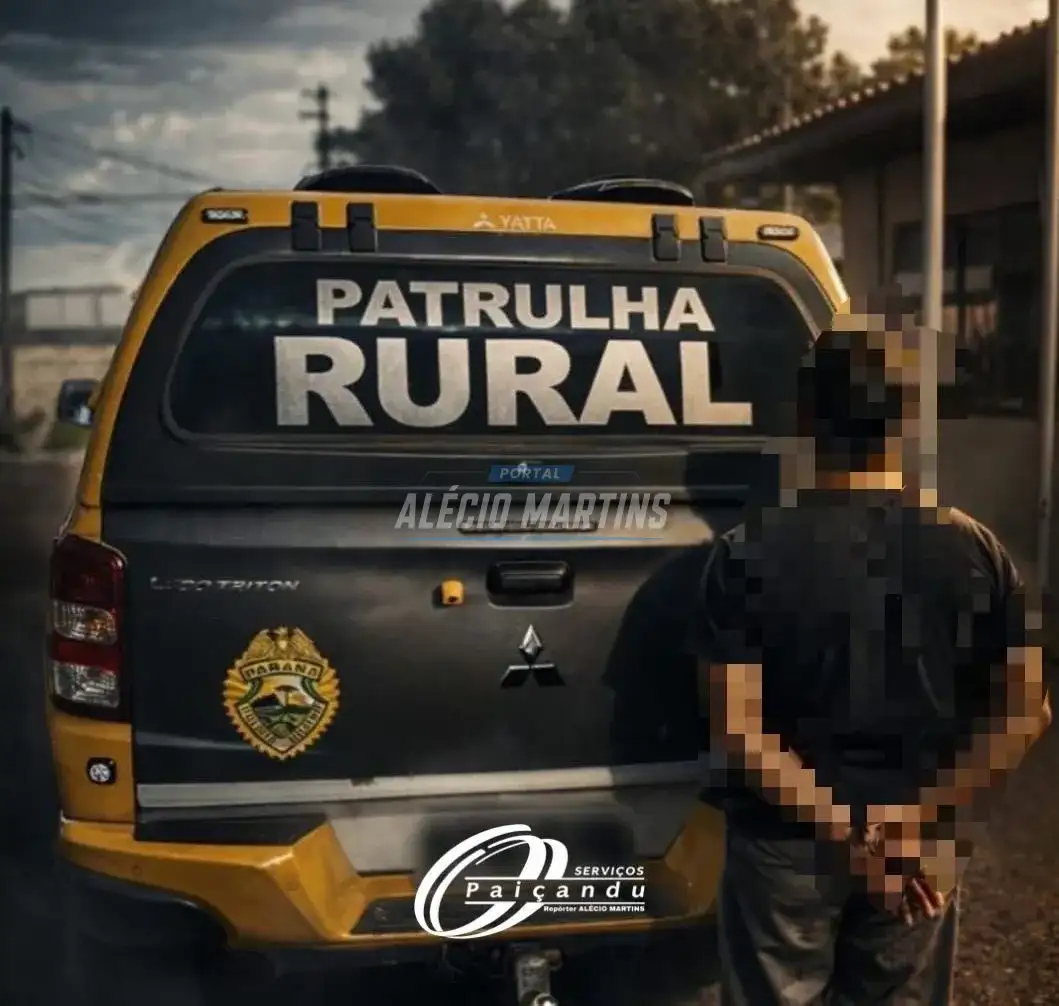 Em abordagem, homem com pensão alimentícia atrasada em mais de R$ 6 mil é preso pela Patrulha Rural