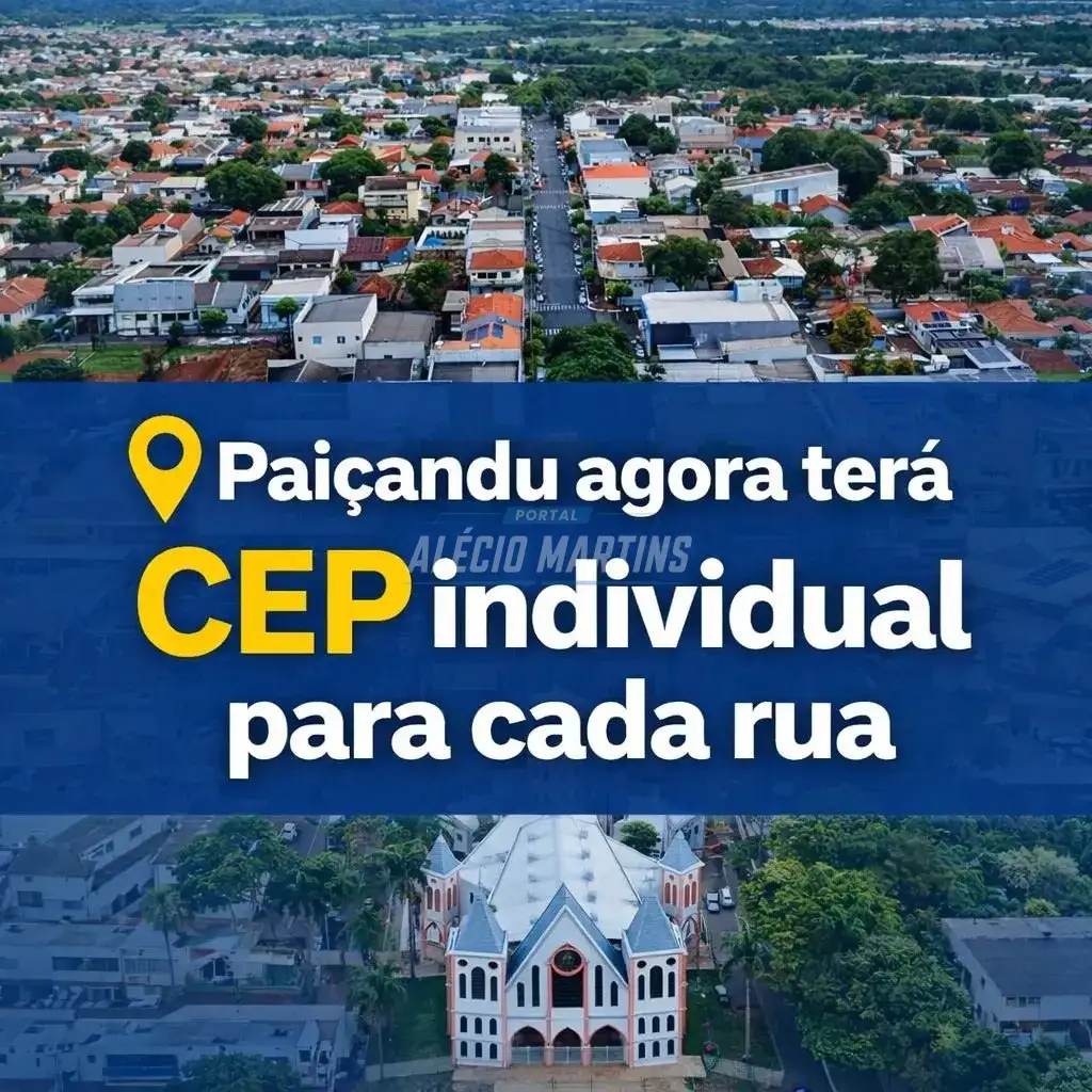 Paiçandu agora terá CEP individual para cada rua