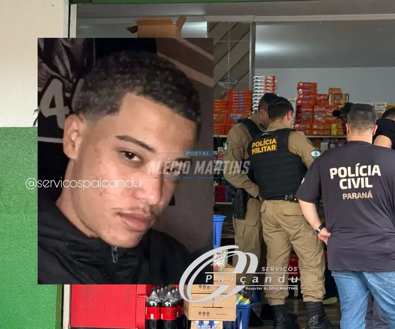 Jovem de 22 anos é executado no interior de estabelecimento comercial em Paiçandu