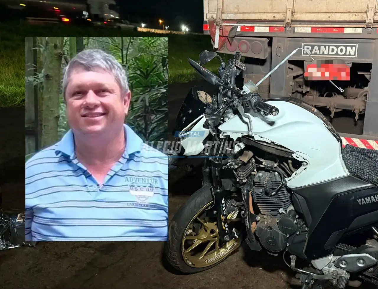 Motoboy morre após bater na traseira de carreta estacionada em Paiçandu
