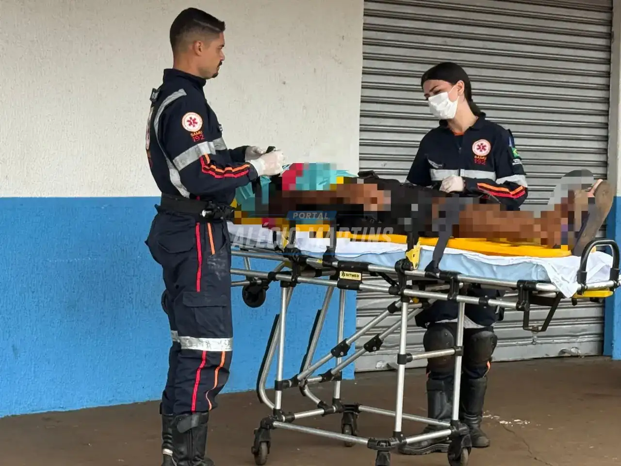 Ciclista fica ferido após colisão com moto na avenida Ivaí, em Paiçandu