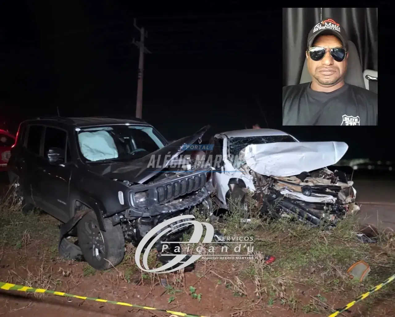 Homem morre em colisão frontal entre dois veículos na estrada Sarandi