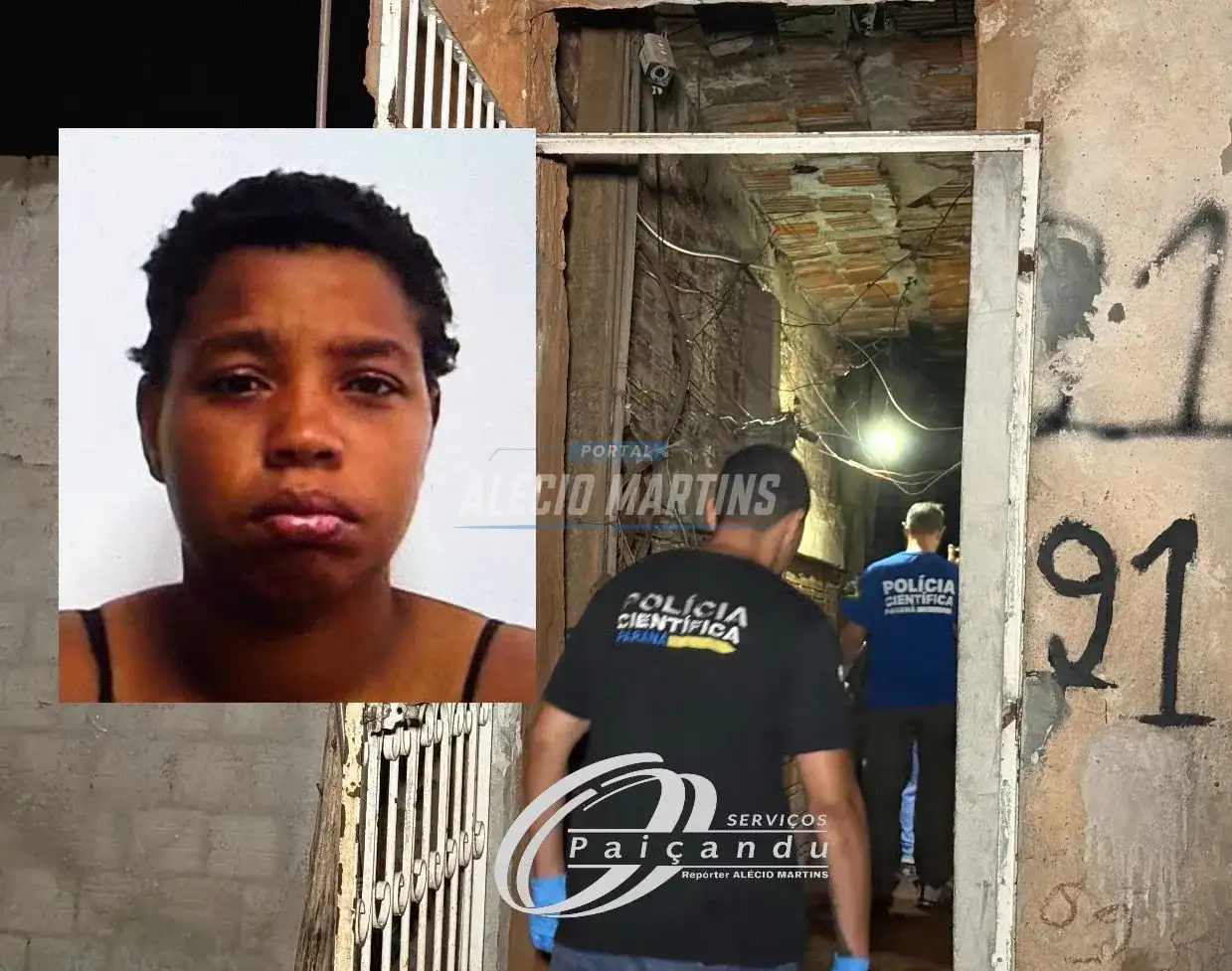 Mulher é encontrada morta em residência e demora na remoção do corpo gera indignação em Paiçandu