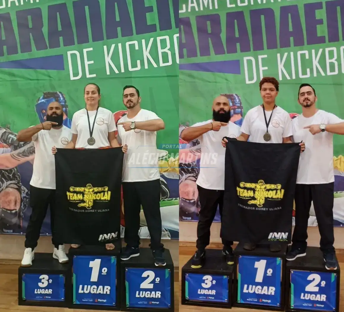 Atletas de Paiçandu conquistam títulos em Campeonato Paranaense e garantem vaga para o Brasileiro de Kickboxing