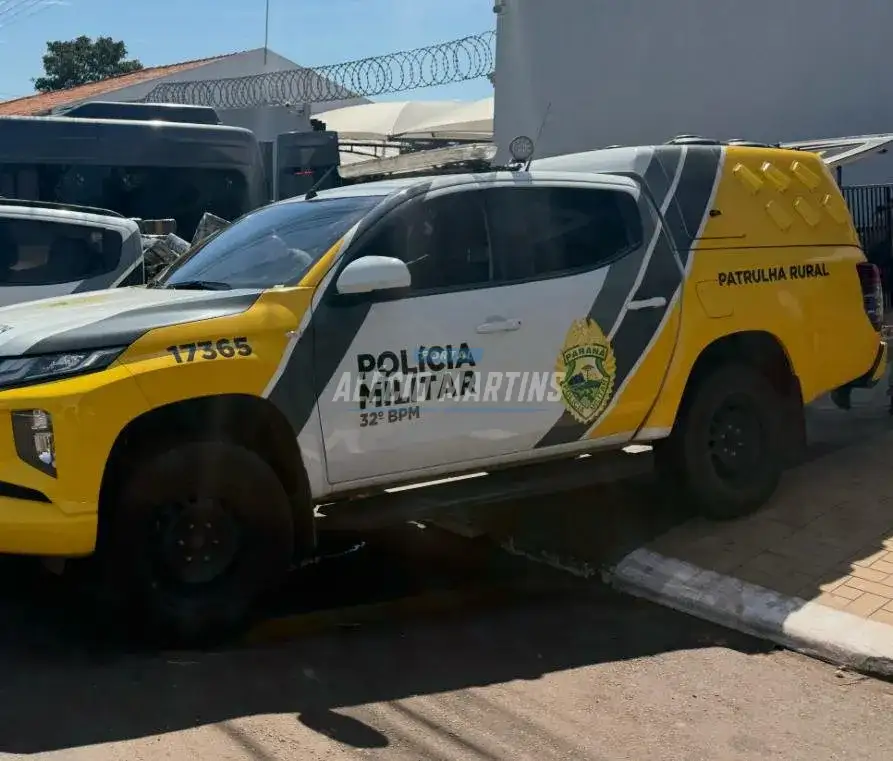 Homem com mandado por porte ilegal de arma e violência doméstica é preso pela Patrulha Rural em Paiçandu
