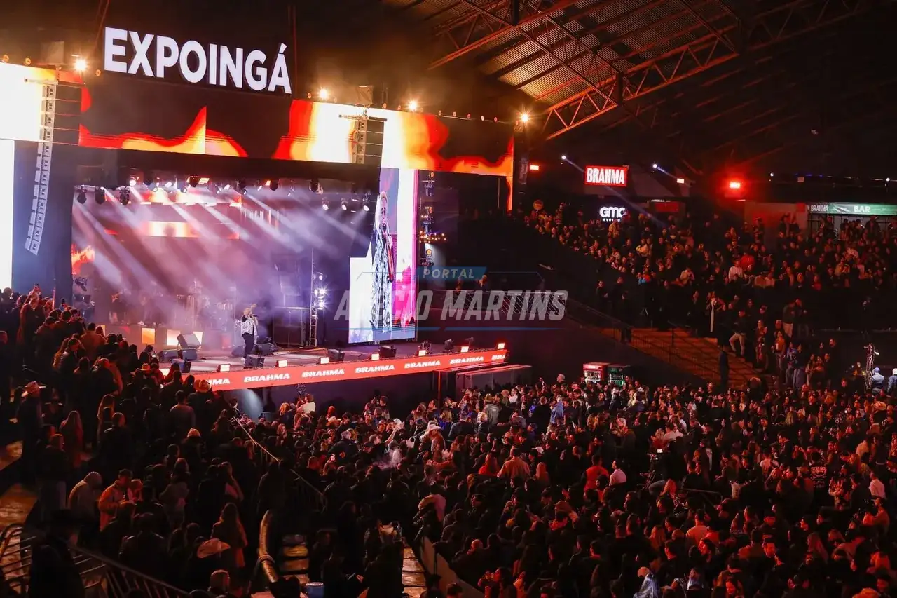 Apresentações de Gustavo Mioto e Matheus e Kauan mantêm alto público na Expoingá 2026