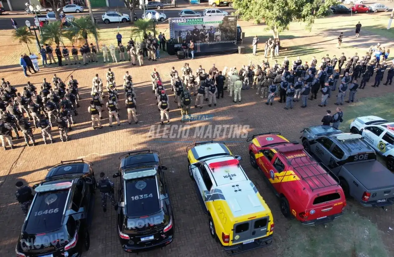 Operação Sinergia III realizada pelo 32ºBPM da Polícia Militar reforça segurança e será ampliada para Paiçandu nos próximos dias