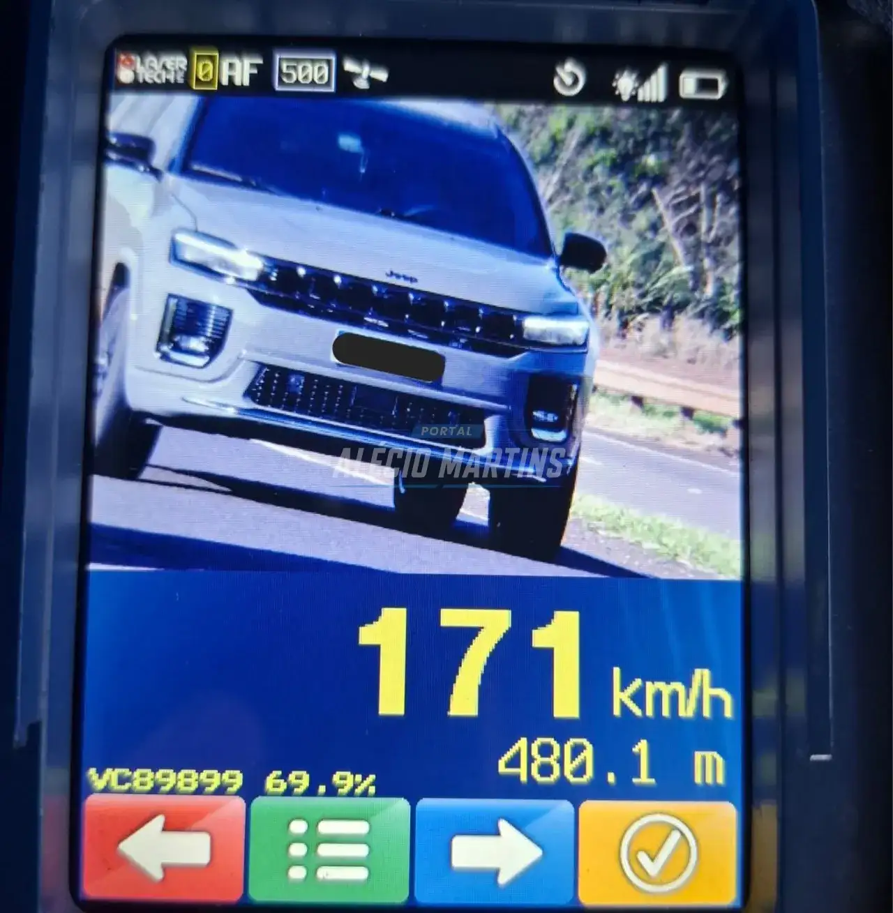 Veículo é flagrado a mais de 170 km/h no perímetro urbano da PR-323 em Paiçandu