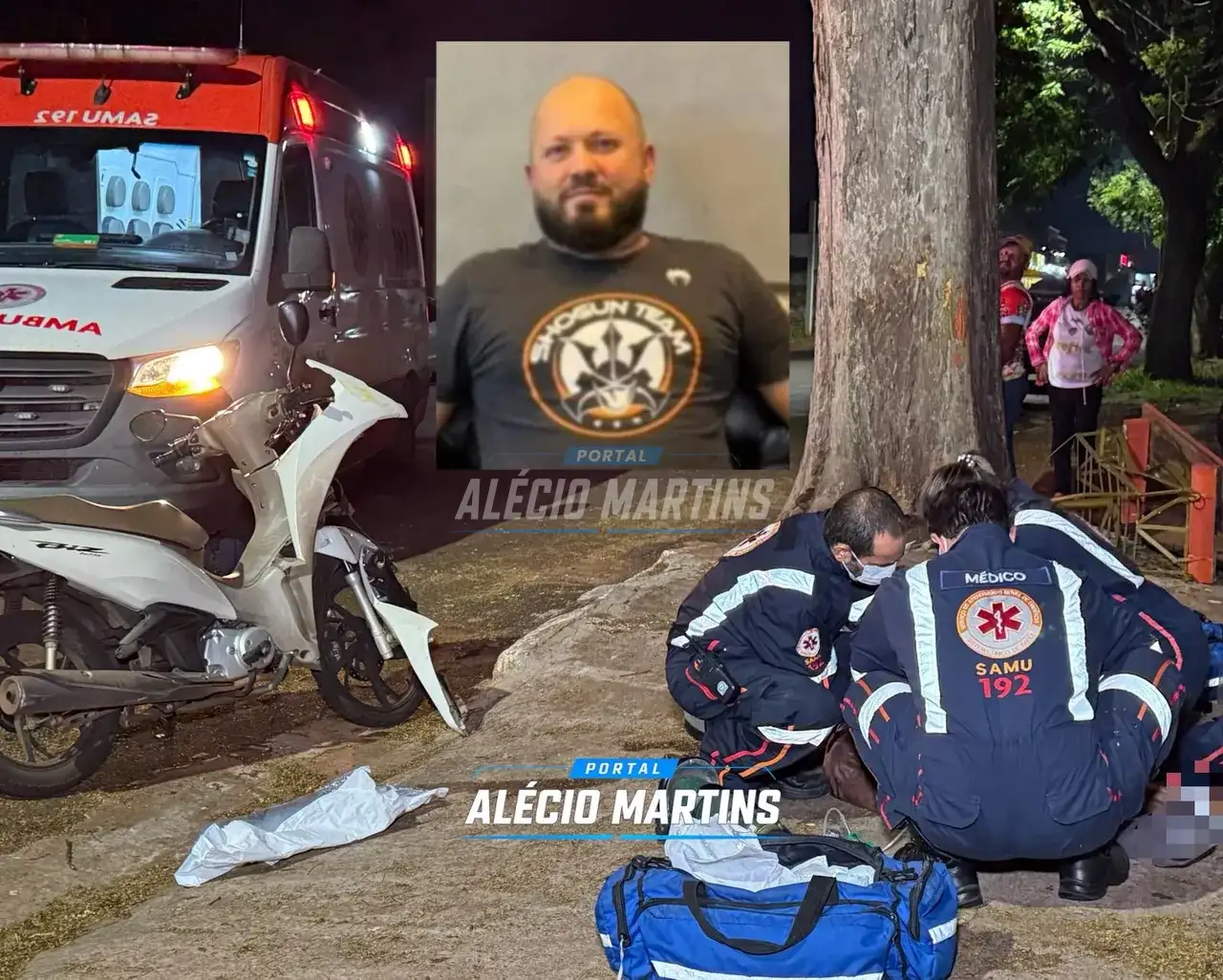 Motociclista morre após colidir contra árvore em Paiçandu